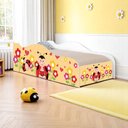 Ver imagem 1 de Cama Solteiro Infantil Cama Joaninha com Colchão MDF Branco Casah