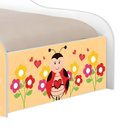 Ver imagem 3 de Cama Solteiro Infantil Cama Joaninha com Colchão MDF Branco Casah