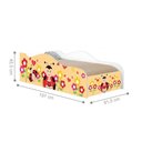Ver imagem 2 de Cama Solteiro Infantil Cama Joaninha com Colchão MDF Branco Casah