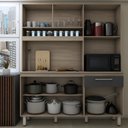 Ver imagem 2 de Cozinha Compacta Larissa 6 Portas 1 Gaveta Freijó/grafite - Panorama Móveis