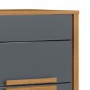 Ver imagem 5 de Mesa de Cabeceira Dhara 2 Gavetas 51 Cm Freijo Cinza Moval Freijo Cinza
