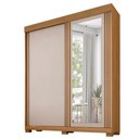 Ver imagem 1 de Guarda-roupa Mônaco - 2 Portas Ripados Deslizantes 3 Gavetas com Espelho - Benetil