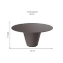 Ver imagem 3 de Mesa com Tampo Fluo - Cinza