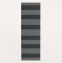 Ver imagem 2 de Tapete Passadeira Antiderrapante Chumbo Listrado Preto 45x140cm