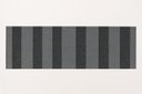 Ver imagem 3 de Tapete Passadeira Antiderrapante Chumbo Listrado Preto 45x140cm