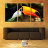 Quadro Decorativo 30x66 olho azul de tucano - 2