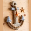 Ver imagem 3 de Âncora Marítima Náutica para Parede Decoração Casa de Praia