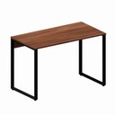 Ver imagem 4 de Escrivaninha F5 Office Industrial sem Gavetas MDP 115cm Nogal com Preto