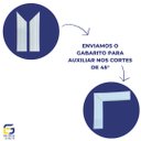 Ver imagem 3 de Boiserie Moldura Rodameio de Eva Adesivo e Flexível *orion 2,5cmx 5mm 5 Metros* Cinza