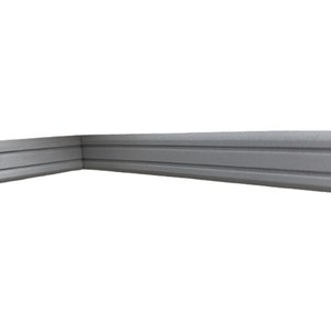 Boiserie Moldura Rodameio de Eva Adesivo e Flexível *orion 2,5cmx 5mm 5 Metros* Cinza