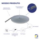 Ver imagem 2 de Boiserie Moldura Rodameio de Eva Adesivo e Flexível *orion 2,5cmx 5mm 5 Metros* Cinza