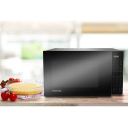 Micro-ondas Toshiba 35 Litros Cinza com Porta Espelhada EM35PB - 220 Volts - 5