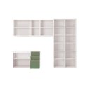 Ver imagem 3 de Lavanderia Modulada Kappesberg Celeste 5 Peças Branco/verde 280cm