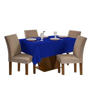 Kit C/ 10 Toalhas de Oxford 1,50mx1,50m Atacado Buffet Festa:azul