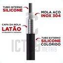 Ver imagem 3 de Torneira Gourmet para Cozinha Parede Mesa Pia Cano Flexível Dois Jatos Cano Cone Luxo Preto