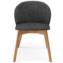 Ver imagem 7 de Kit 05 Cadeiras de Jantar e Estar Living Estofada Mia L02 Linho Chumbo - Lyam Decor