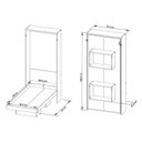 Ver imagem 5 de Cama Multifuncional Juvenil CM8015 Articulada Amêndoa - Tecno Mobili