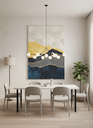 Ver imagem 2 de Quadro Decorativos Sala de Estar Grande em Tecido Canvas Hall de Entrada