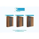 Ver imagem 2 de Guarda Roupa +cômoda 2 Peças Qc324 Jatobá/grafite - Santos Andirá