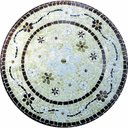 Ver imagem 1 de Mandala Mosaico Floral Doppio Festoni Tamanho 90cm