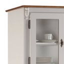 Ver imagem 2 de Cristaleira Arca e Oratório 6 Portas 2 Gavetas com Pés Luis Xv 60632 Linz Móveis - Off White/imbuia