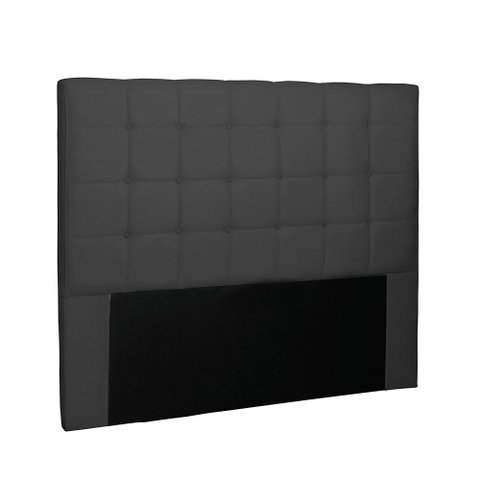 Cabeceira Verona Para Cama Box Solteiro 90 cm Suede Preto - D’Rossi
