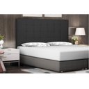 Ver imagem 2 de Cabeceira Verona Para Cama Box Solteiro 90 cm Suede Preto - D’Rossi