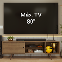 Ver imagem 5 de Rack para TV até 80 Polegadas 160cm com Pés Rustic Torino Madesa