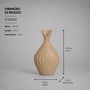 Ver imagem 3 de Vaso Encanto Pequeno Decorativo de Cerâmica para Sala e Mesa Dunas