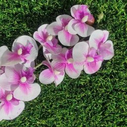 Flor Artificial Orquídea Branca 1 Galho 55cm - 6