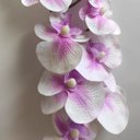 Ver imagem 3 de Flor Artificial Orquídea Branca 1 Galho 55cm