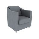 Ver imagem 1 de Poltrona Decorativa Tilla Suede Cinza
