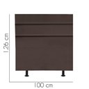 Ver imagem 2 de Cabeceira Argentina Cama Box Solteiro 100 Cm Suede Marrom