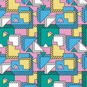 Ver imagem 2 de Papel de Parede Memphis 2 Arte Destaque 3,50 Metros