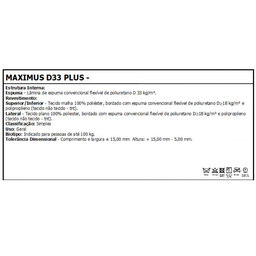 Colchão Máximus D33 Plus Solteiro 188 Cm X 88 Cm X 20 Cm Ecosono - 9