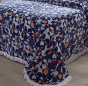 Ver imagem 2 de Colcha Chenille Jolitex Casal Rafaella Azul 2,20mx2,40m