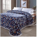 Ver imagem 1 de Colcha Chenille Jolitex Casal Rafaella Azul 2,20mx2,40m