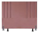 Ver imagem 4 de Cabeceira Suede 140 cm Casal Moderna Frame Estofada Cama Box:Rose