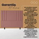 Ver imagem 7 de Cabeceira Suede 140 cm Casal Moderna Frame Estofada Cama Box:Rose