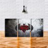 Quadro Decorativo 68x126 batman vs superman símbolo arte - 2