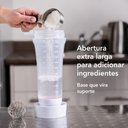 Ver mais imagens de Garrafa Dosadora para Massas Misturador Sistema Espremivel Marcacoes Cups e ml Branco 1L