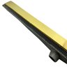 Ralo Linear Oculto Dourado 6x70cm Com tampa Aço Inox Fineza - 2