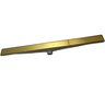 Ralo Linear Oculto Dourado 6x70cm Com tampa Aço Inox Fineza - 3