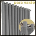 Ver imagem 5 de Cortina blackout de apartamento Milam 6 x 2,50 cinza
