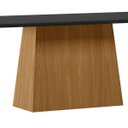 Ver imagem 3 de Mesa Jantar Retangular 180 X 90 com Vidro 3mm Lily sem Cadeiras - Ype - Preto - Édecasamóveis