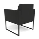 Ver imagem 3 de Kit 2 Poltronas Base Industrial Preto Marisa Veludo Preto D03 - D'Rossi