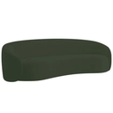 Ver imagem 3 de Kit Sofá 3 Lugares 200cm e 2 Poltronas Orgânico Luxo Recepção Sala de Estar e TV Amore Linho Verde-