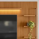 Ver imagem 3 de Rack com Painel Ripado para TV 75 Pol. 268cm Golden L06 Nature/Off White - Mpozenato