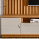 Ver imagem 5 de Rack com Painel Ripado para TV 75 Pol. 268cm Golden L06 Nature/Off White - Mpozenato
