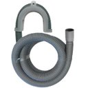 Ver imagem 1 de Mangueira Saída Água Máquina de Lavar Universal 3m Metros Cinza com Suporte | Kaztec